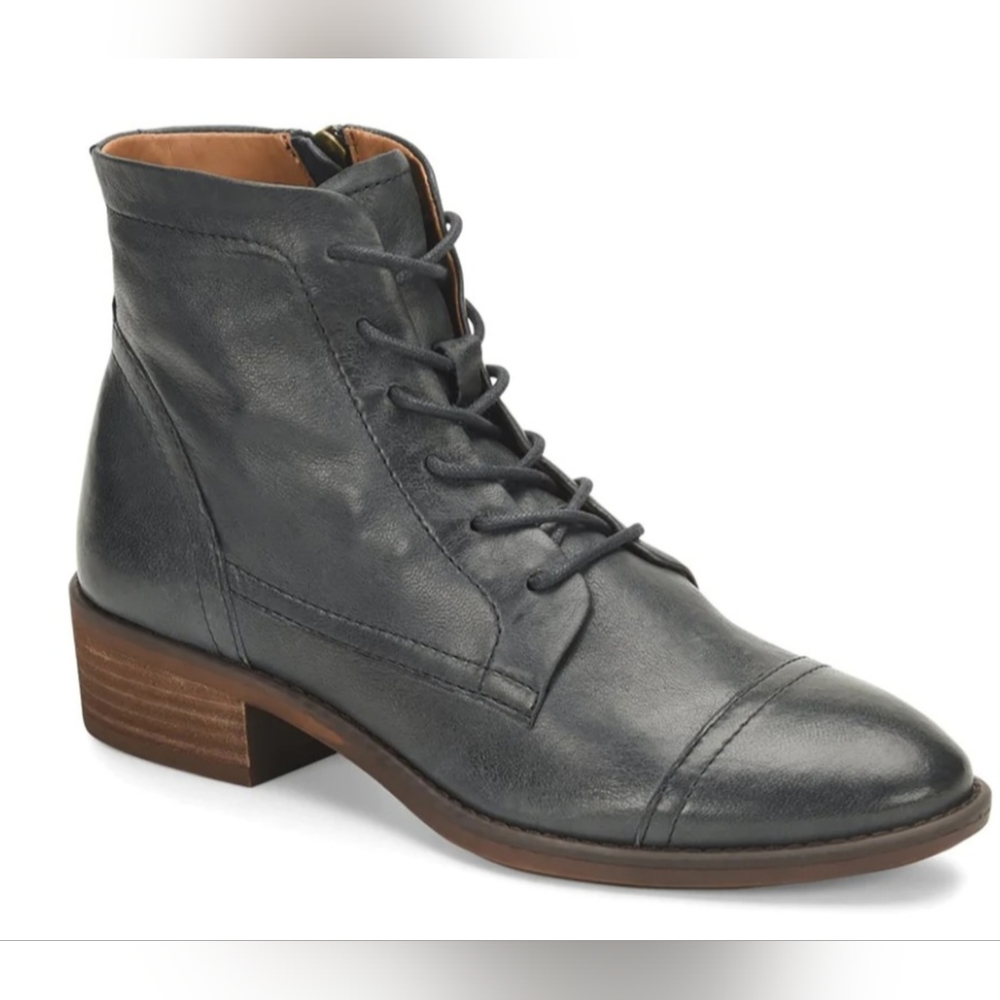 Comfortiva Cordia lace up side zip bootie